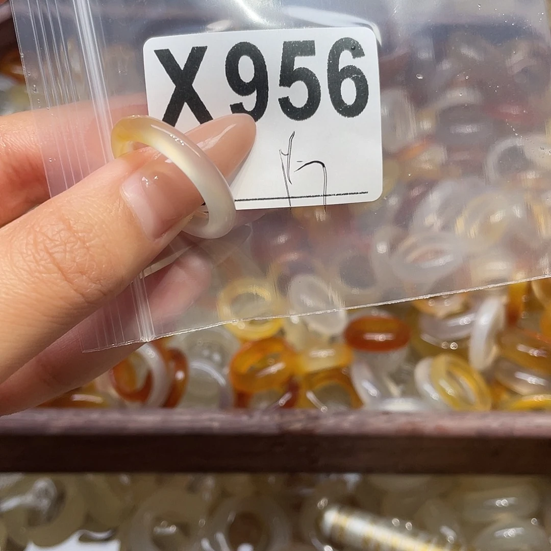 玛瑙/玉髓未镶嵌戒指956