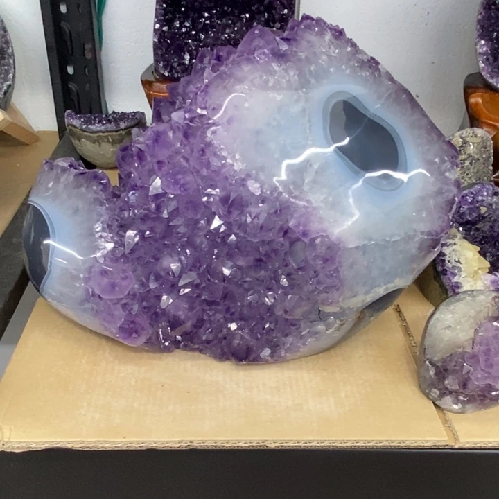 紫晶大型摆件（非配饰）未镶嵌