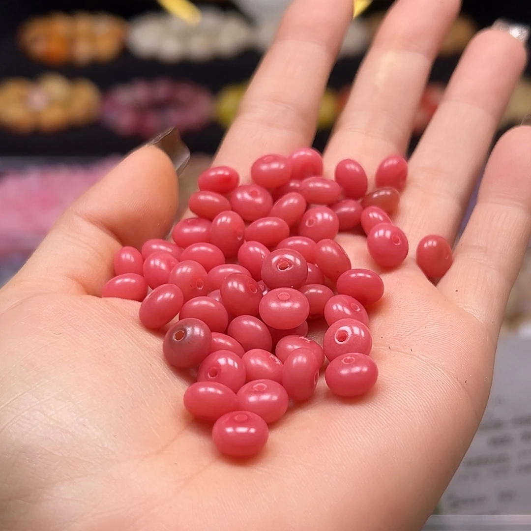 菩提根/象牙果手串微瑕9乌梅子酱算盘100颗卡牌➕100颗