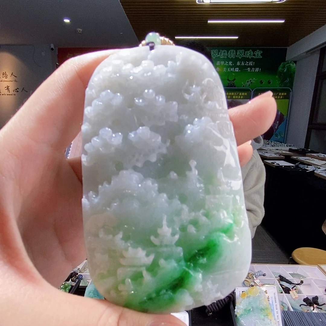 颈饰未镶嵌翡翠翡翠