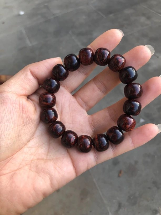 红降花梨公1.2.1.3黑黑油玉化料