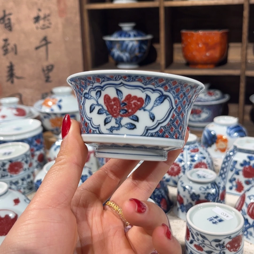 陶杯子景德镇陶瓷主人杯