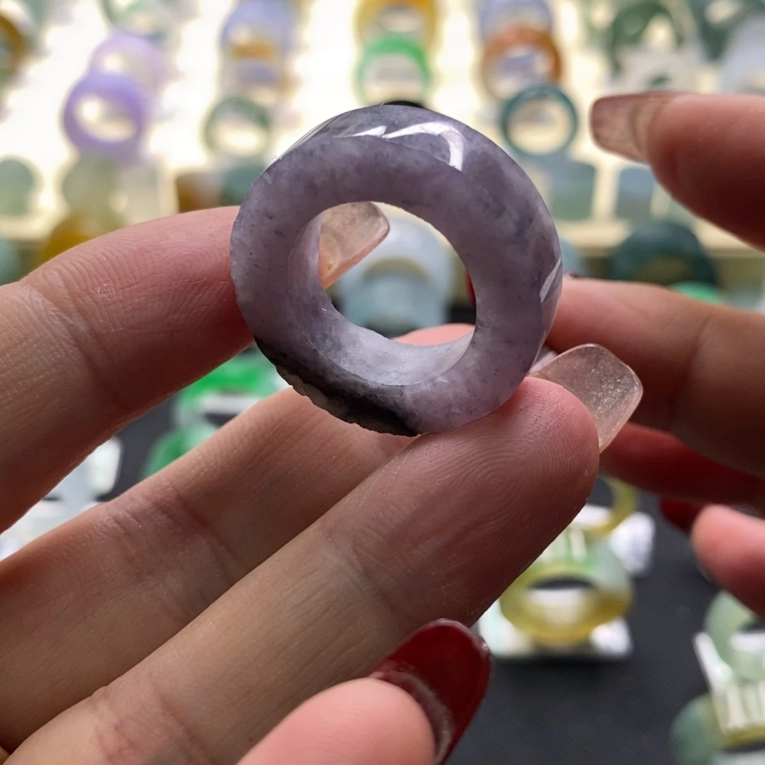 定制翡翠未镶嵌翡翠戒指