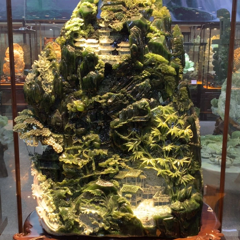 【闪购商品】未镶嵌蛇纹石玉摆件