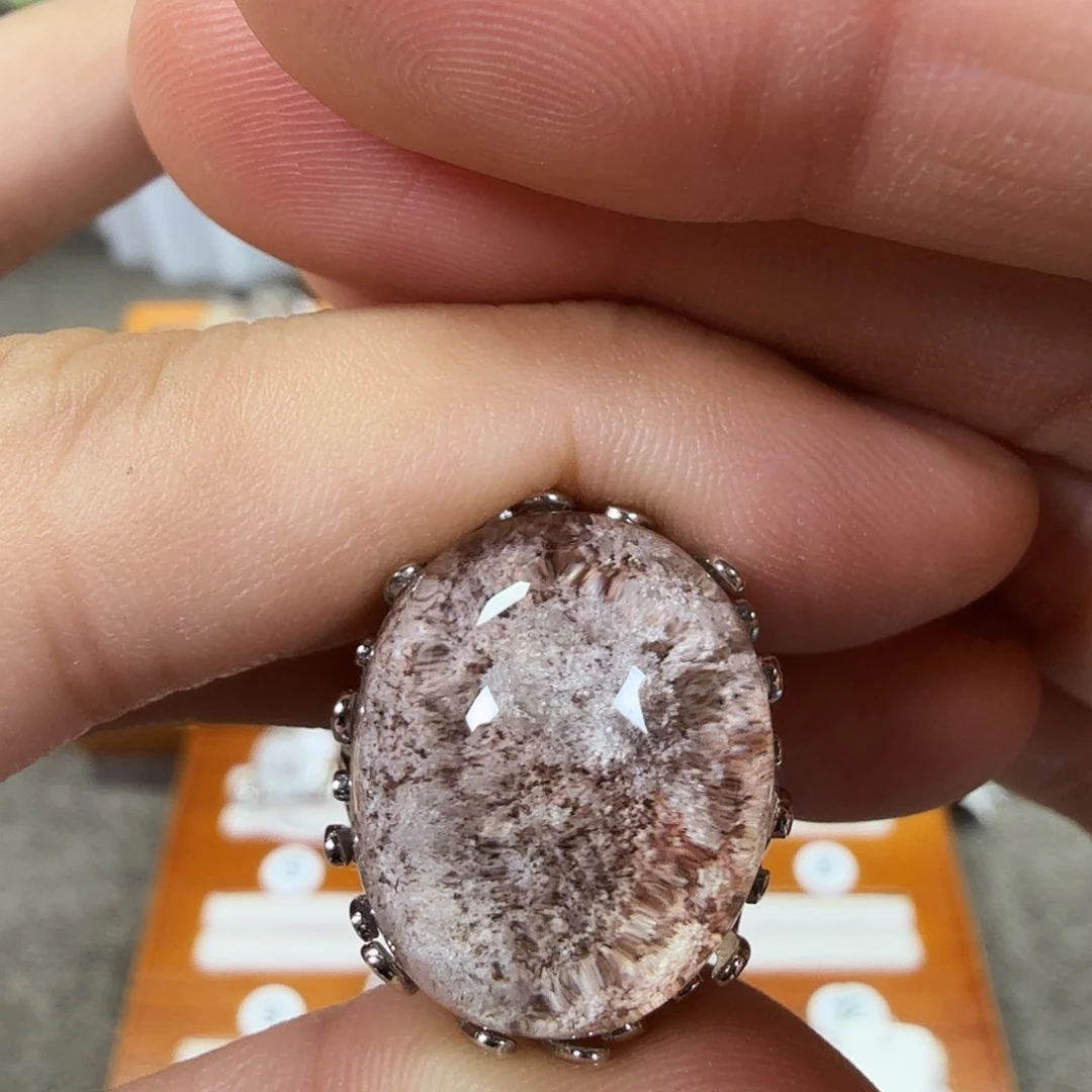 汤***e水晶戒指银S925镶嵌