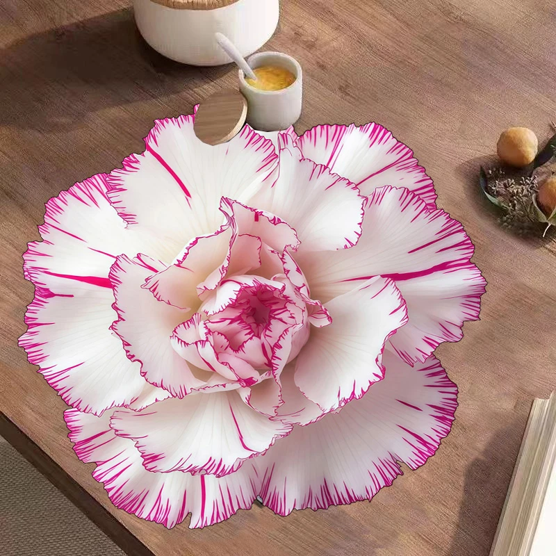 粉精灵-永生花系列网红3D花卉吸水硅藻泥垫子