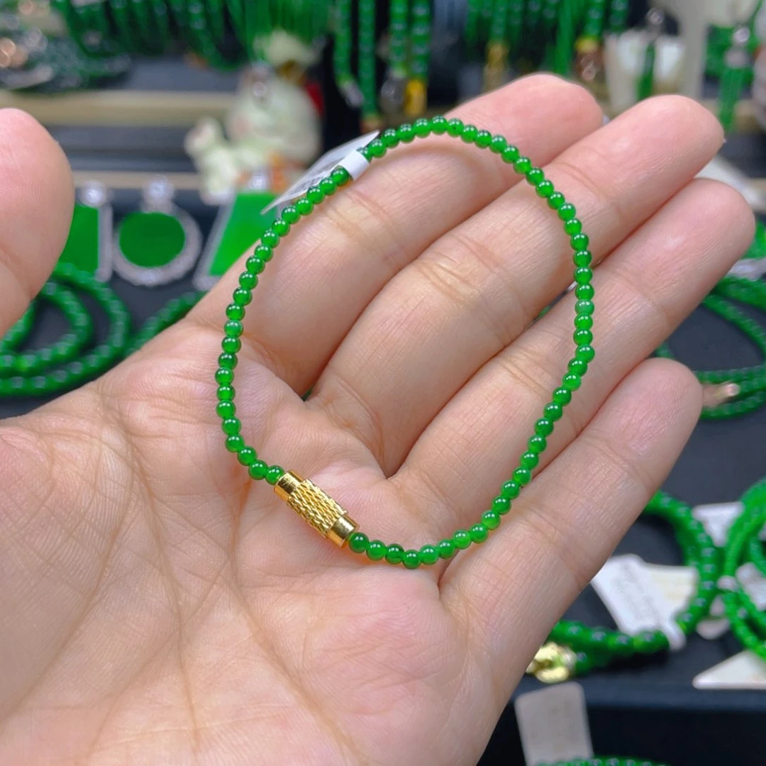 未镶嵌手链翡翠手链2.5