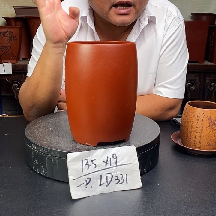 紫砂花盆货号一只LD331