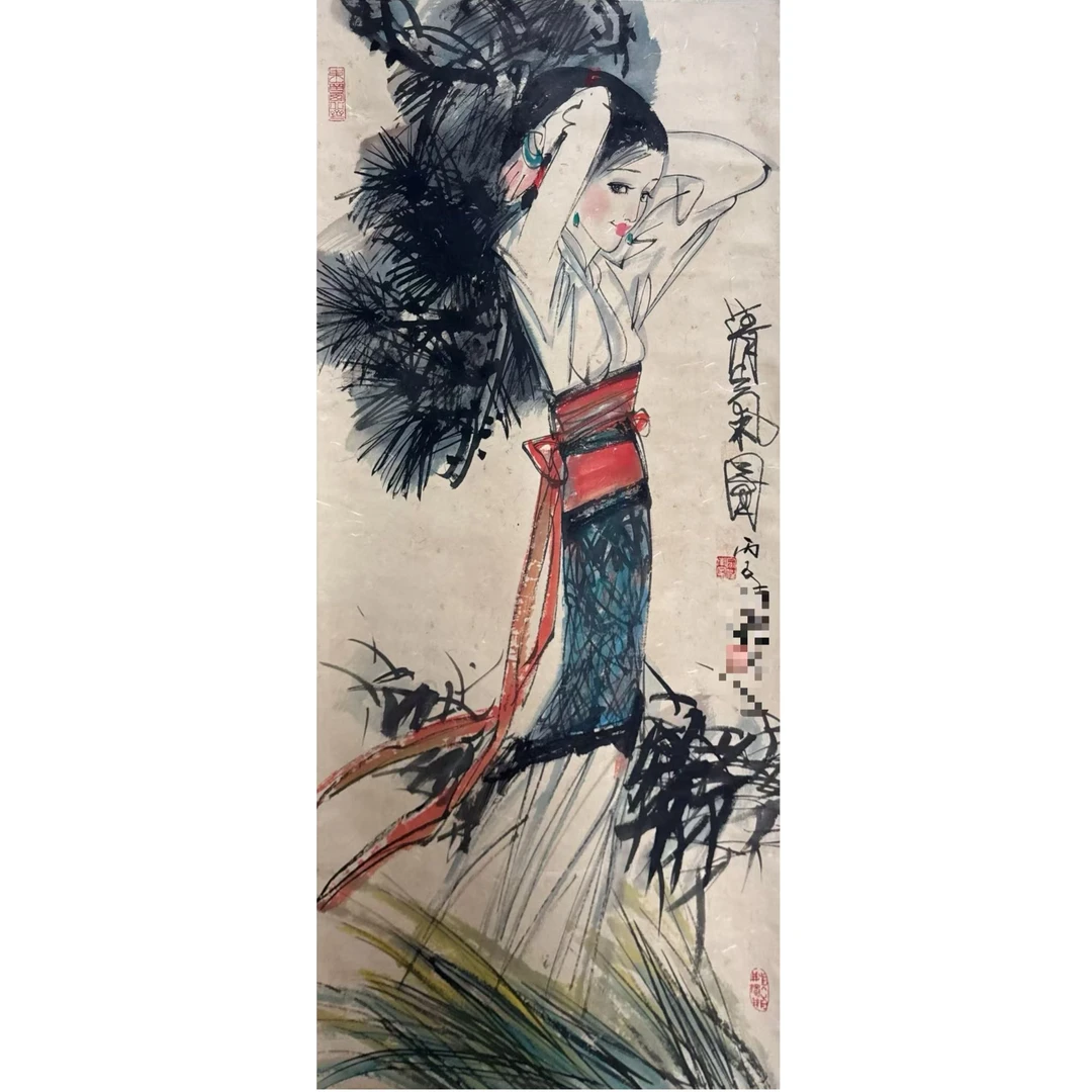 【第17场】林老师8.4平尺《人物》67.5*138.5L1030