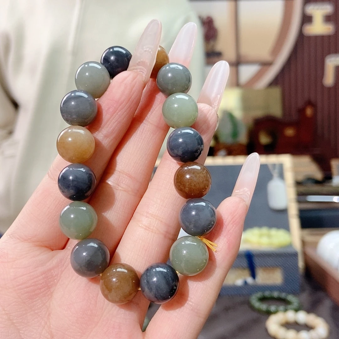 和田玉未镶嵌手链