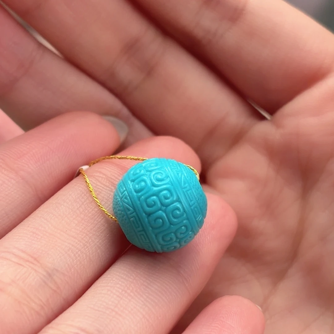 绿松石未镶嵌颈饰