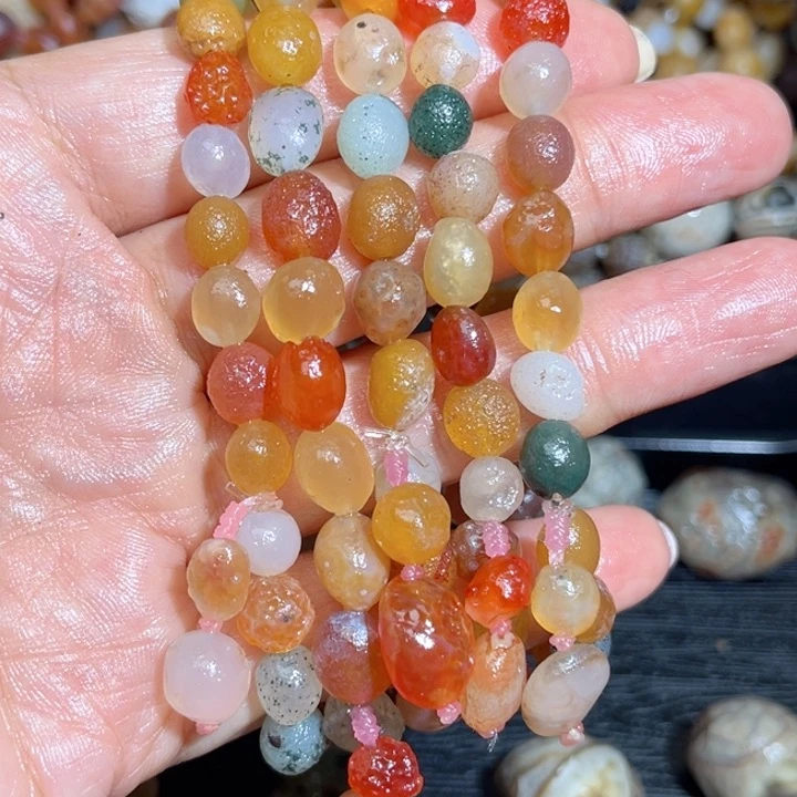 风***风玛瑙/玉髓手链合金