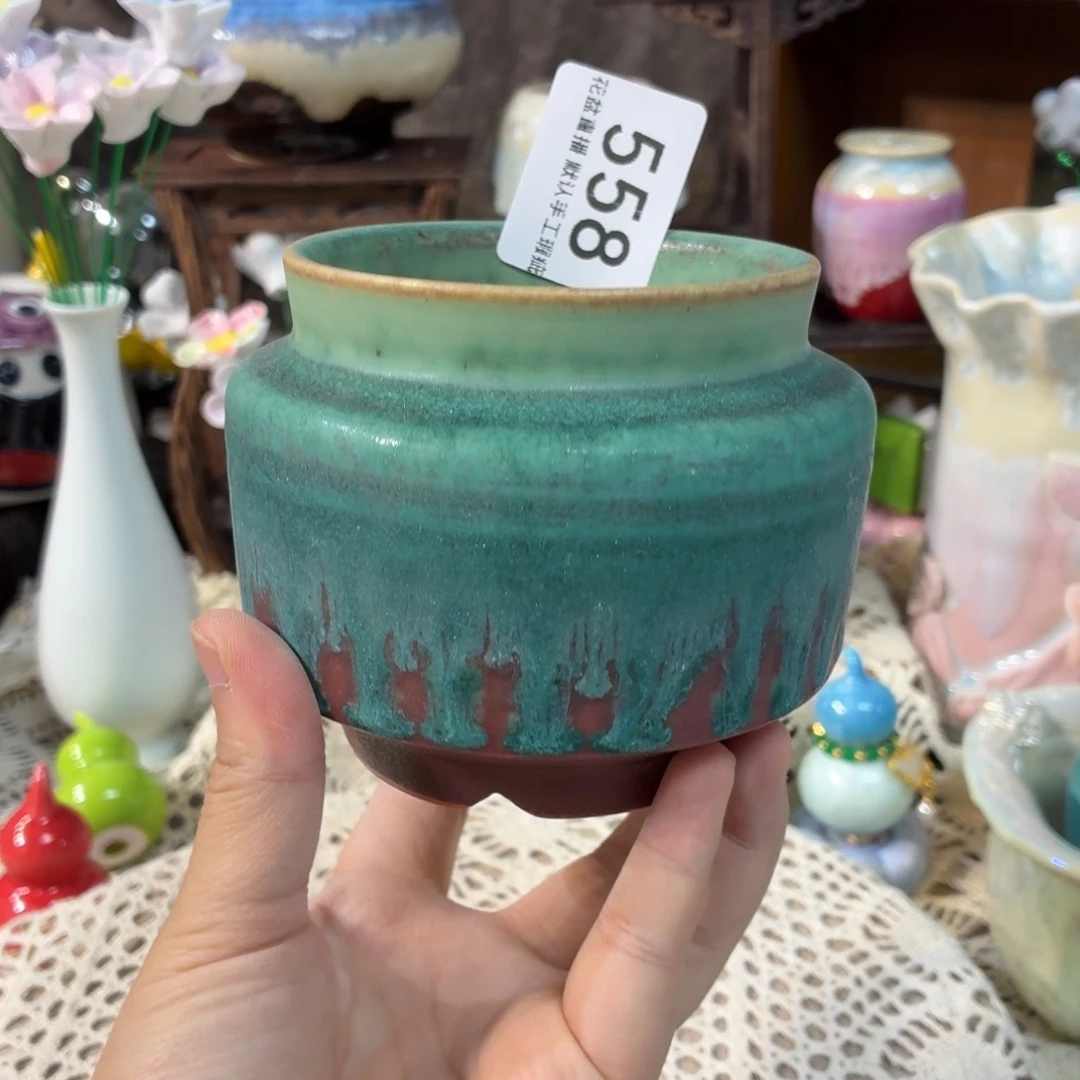 景德镇手工陶瓷花盆