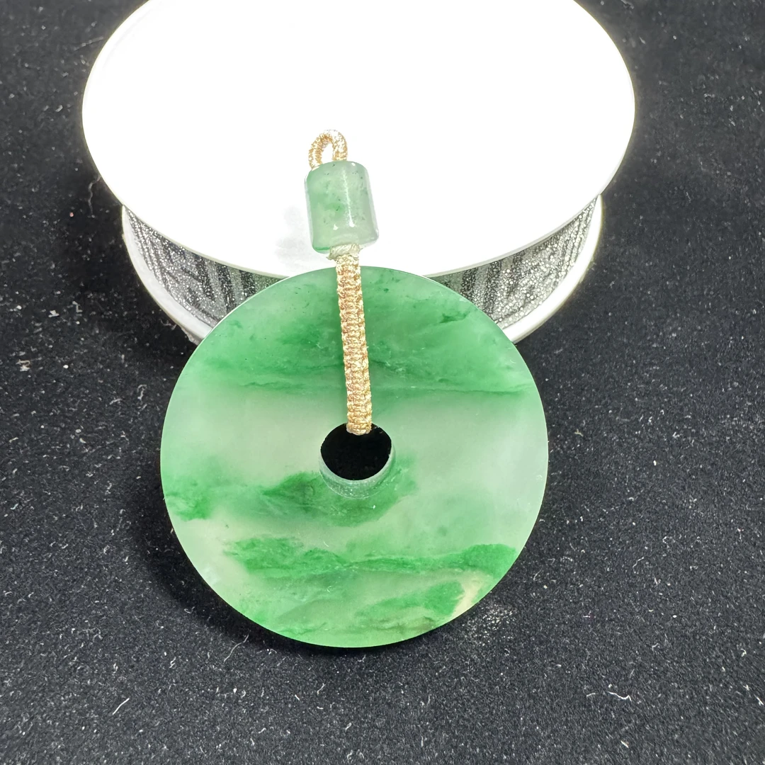 非洲翠平安扣吊坠