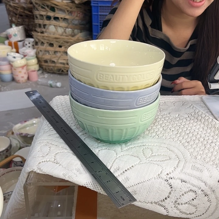 瓷潮州陶瓷工厂微瑕6寸