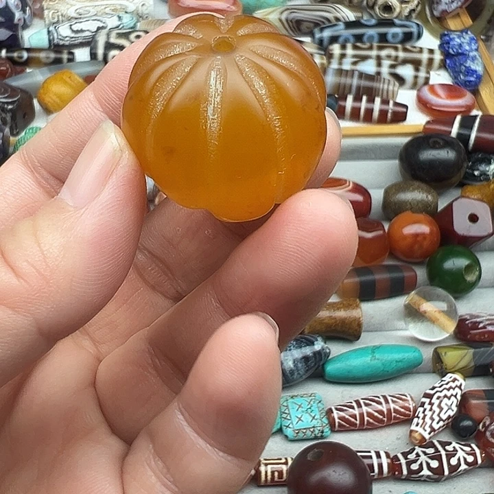 东***红玛瑙/玉髓合金颈饰