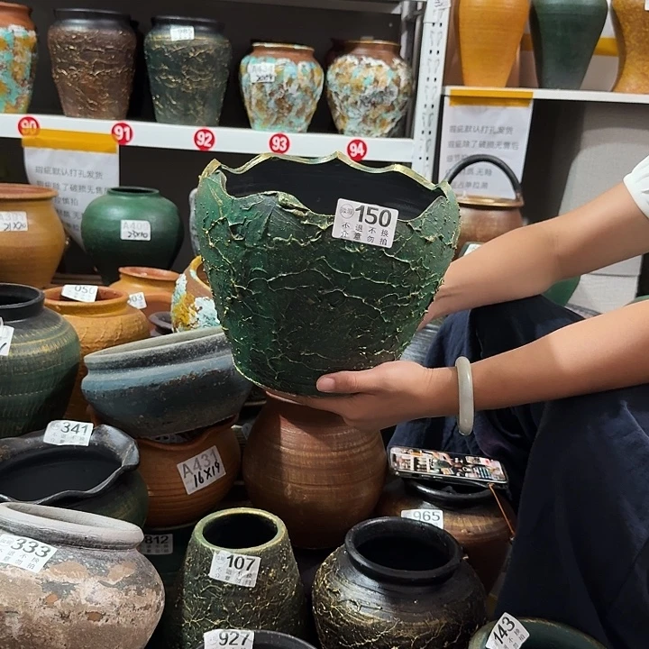 瑕疵金绿蛋壳150高度17口径20