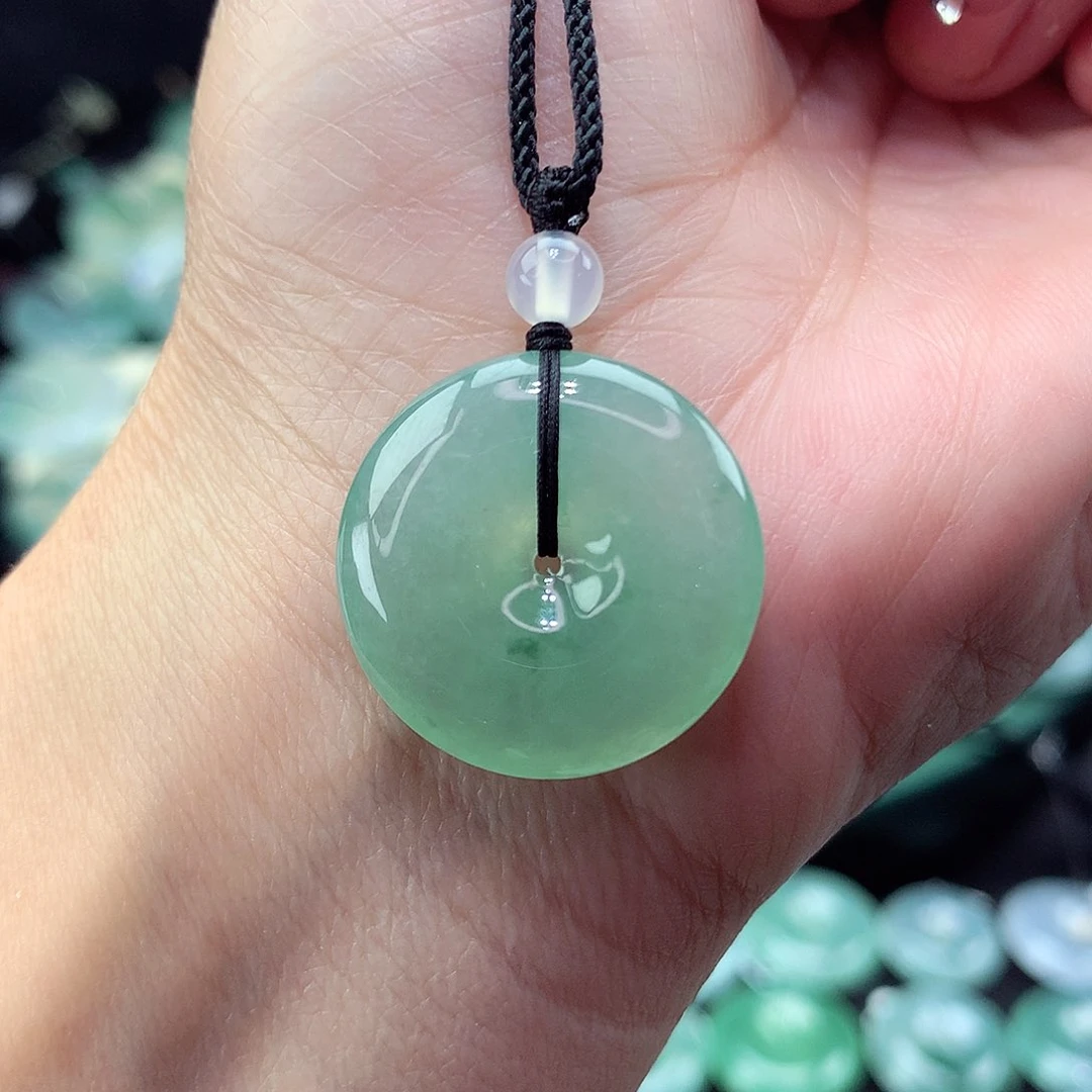 翡翠颈饰未镶嵌13尺寸22.5/5.0