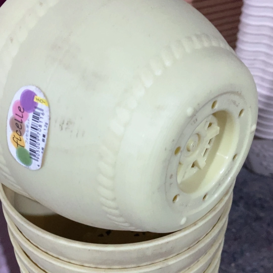 3个爱丽丝5号碗形黄色无托（15×10）