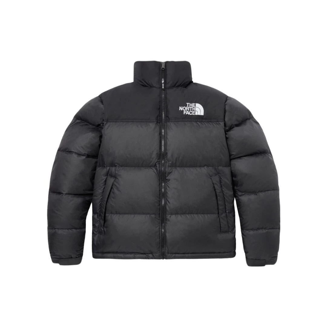 【双11】TNF黑灰经典款保暖男女情侣同款短款运动秋冬鹅绒羽绒服