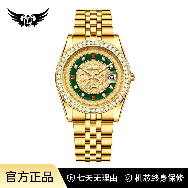 聚宝盆•金玉满堂商务夜光全自动男士腕表L2999-G