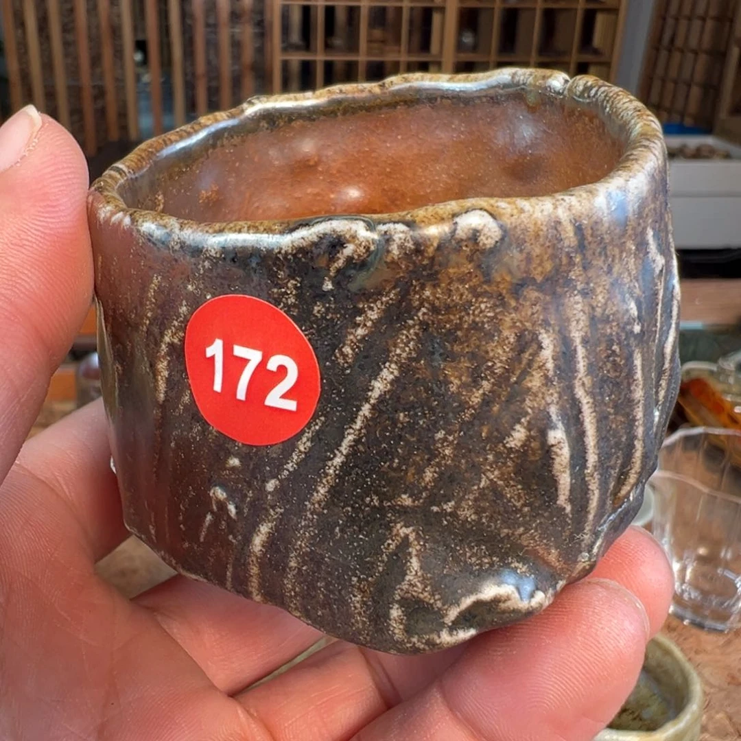 172号郝老师手捏柴烧主人杯修善过