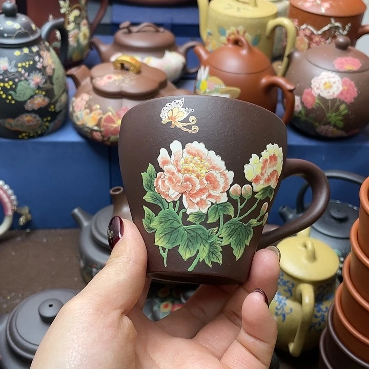 紫砂茶杯紫砂主人杯180cc