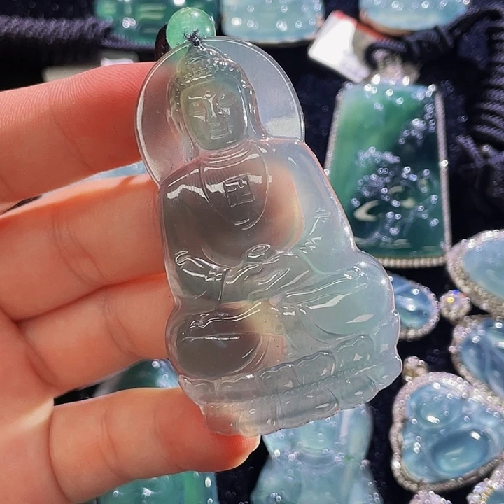 翡翠颈饰未镶嵌58，