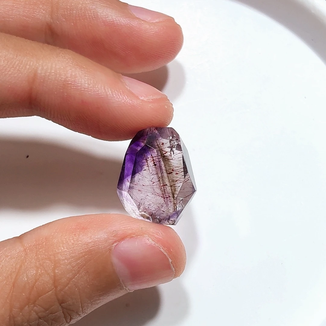 水晶珠宝半成品未镶嵌超七