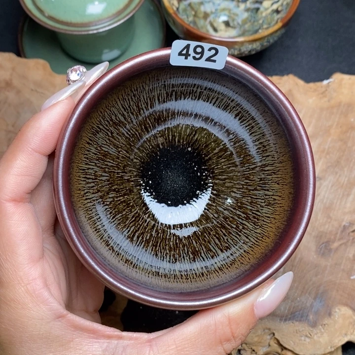 茶盏建窑建盏主人杯492