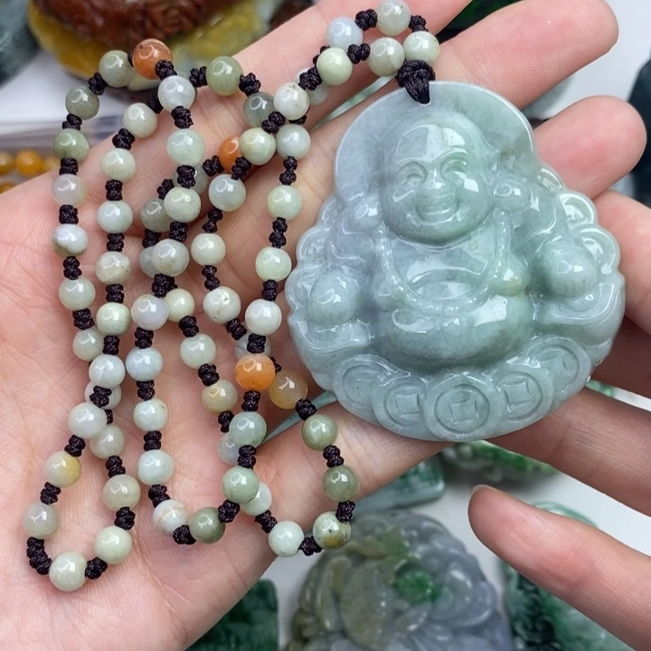 颈饰未镶嵌翡翠吊坠