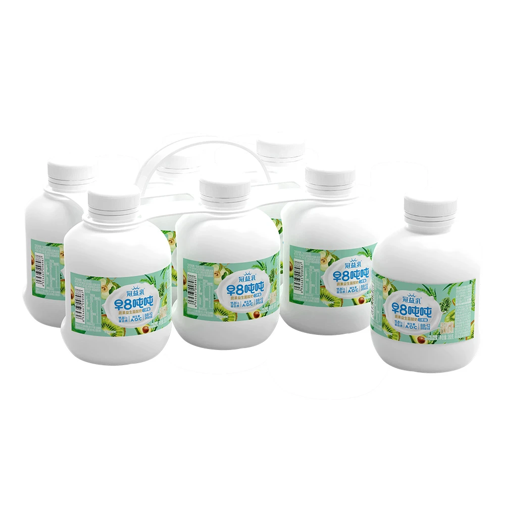 蒙牛 冠益乳早8吨吨蔬果益生菌酸奶 380gx6