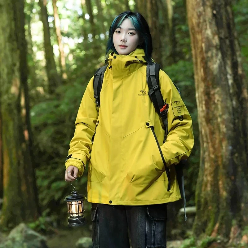 【意大利高端品牌 MAFEHCIE】男女同款高奢户外三合一冲锋衣 800651