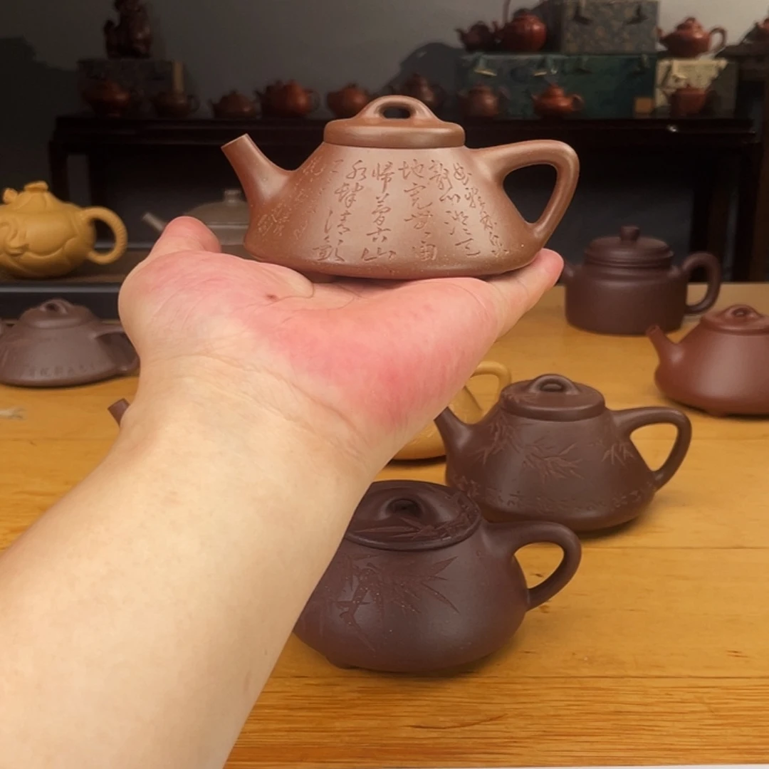 茶壶紫砂宜兴紫砂壶半手工
