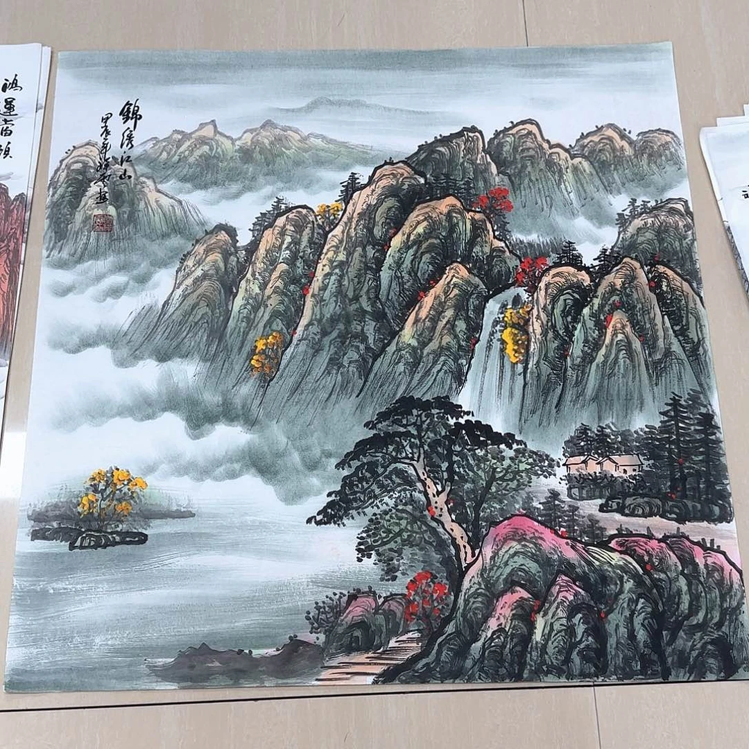国画国画作品集一个