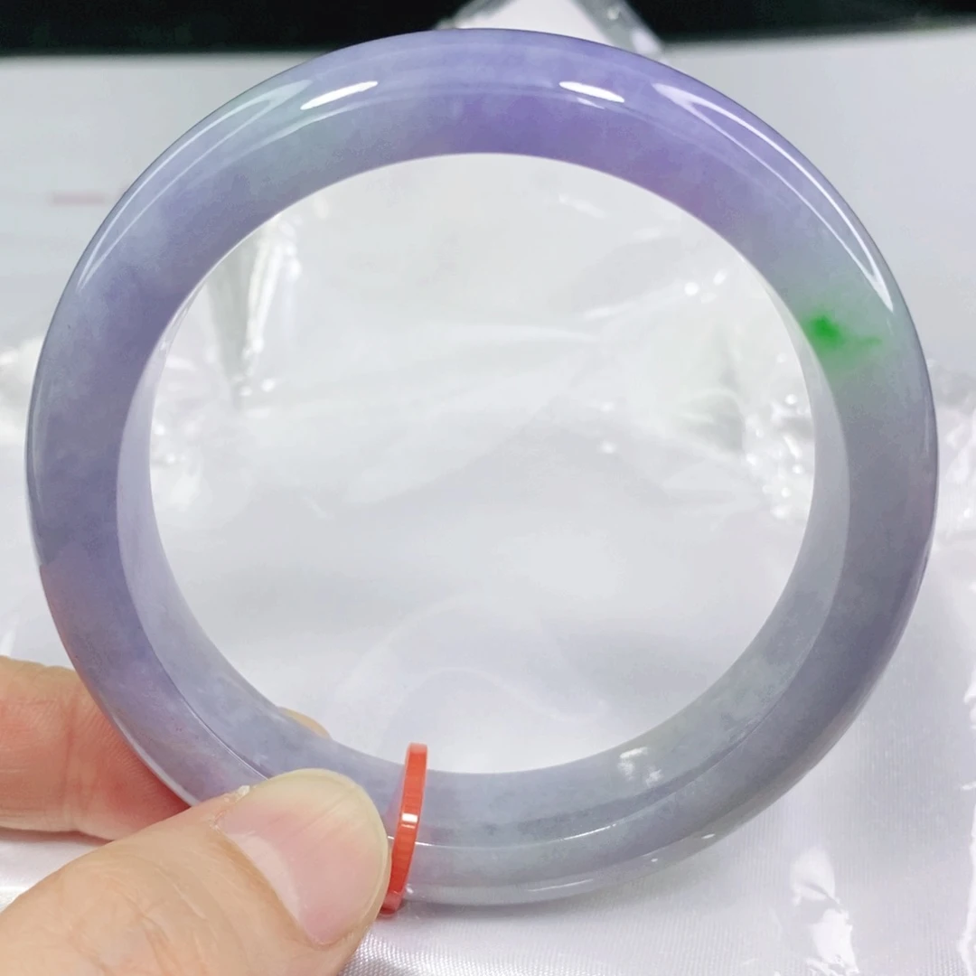 翡翠手镯未镶嵌58.5圈口正圈