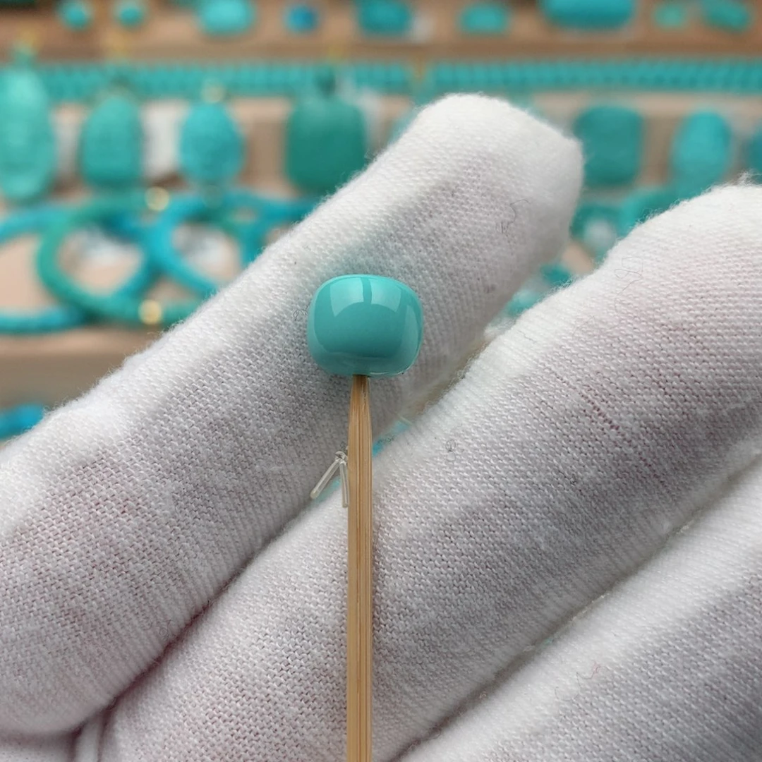 绿松石未镶嵌珠宝奇石8.8mm