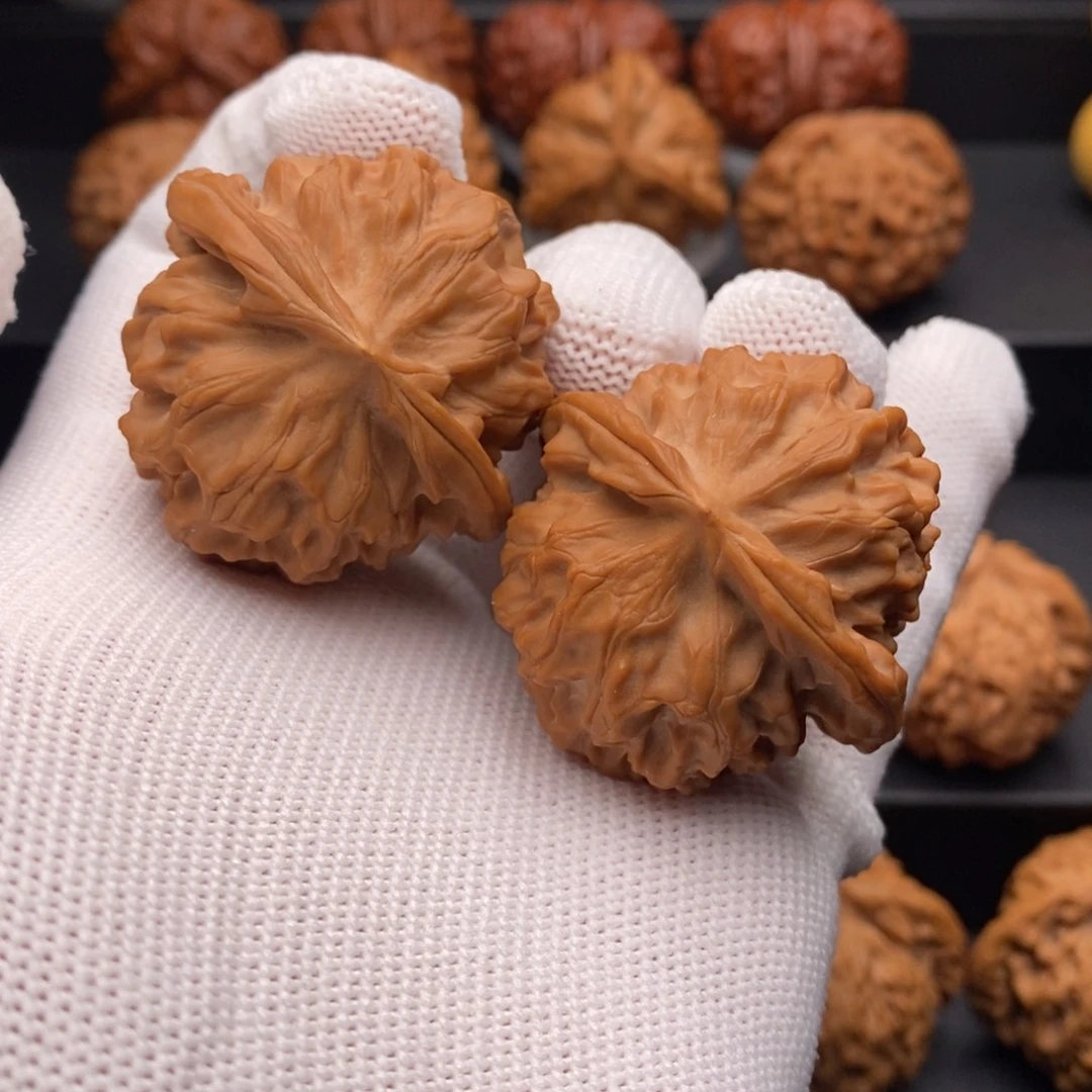 把件文玩核桃41尺全品野龙鳞