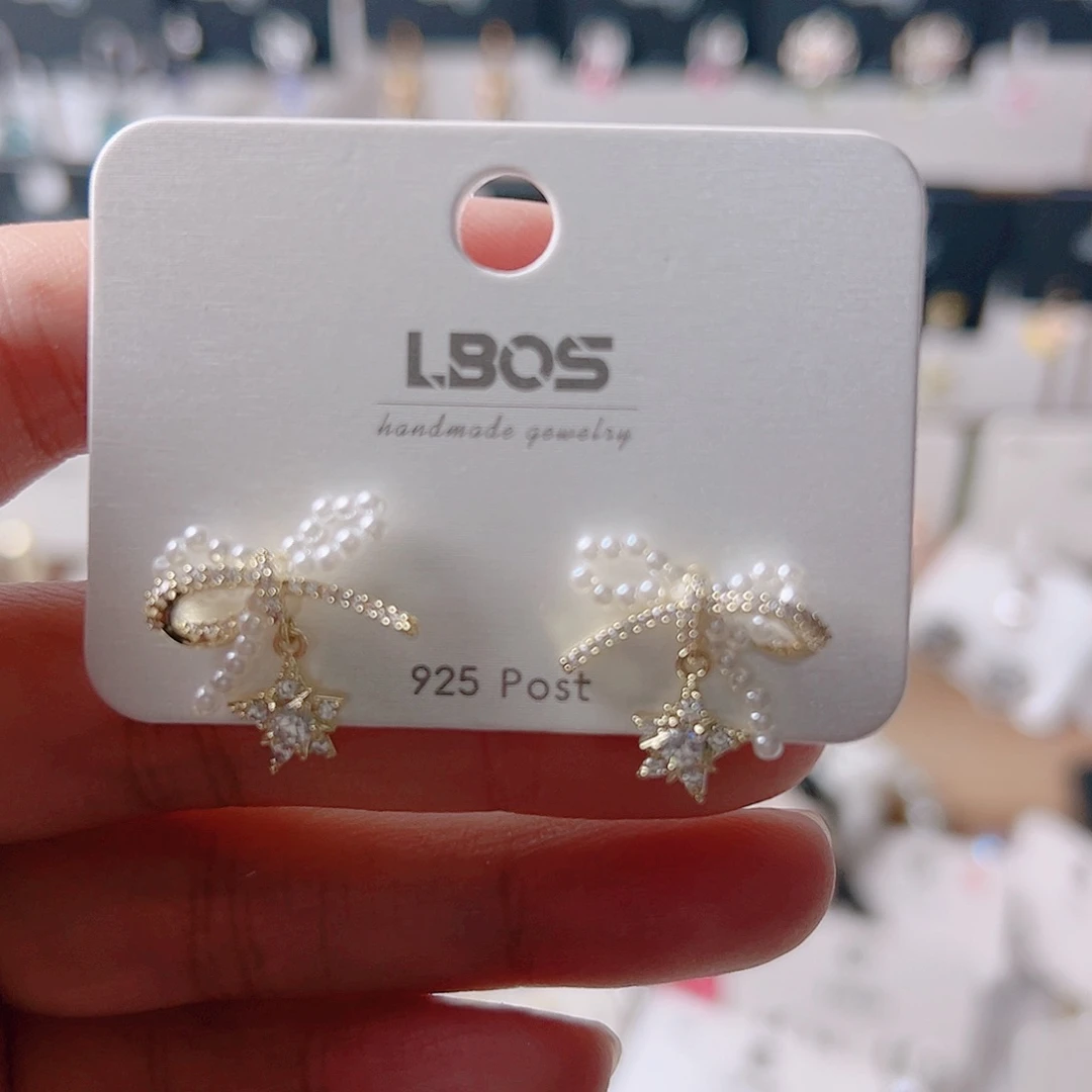 锆石纯铜合金耳环的