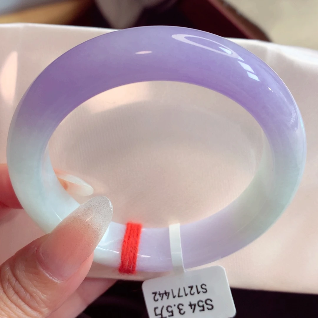 未镶嵌手镯翡翠上新大漏54圈春彩 错过没有（15号）