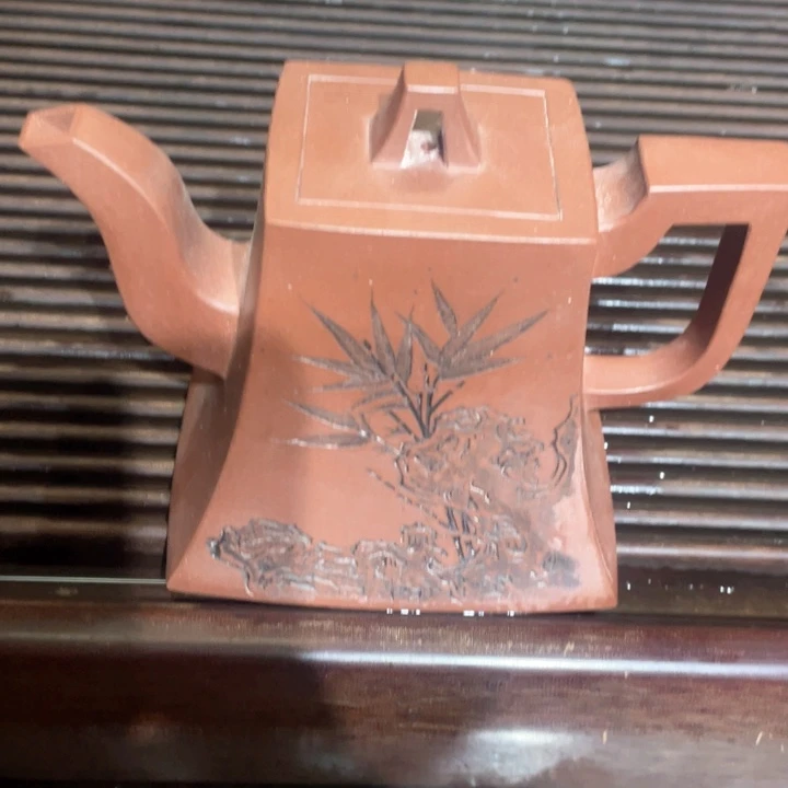 紫泥壶紫泥四方壶