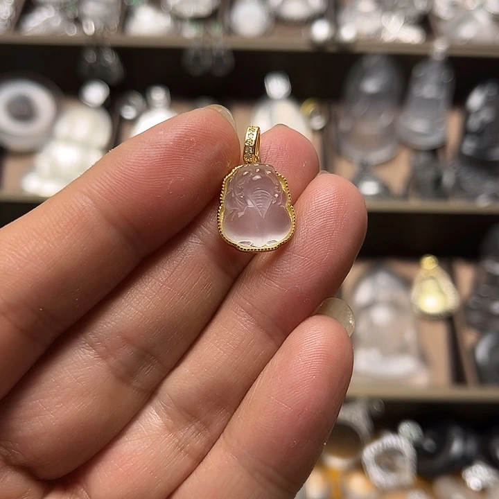 石英质玉貔貅银S925镶嵌