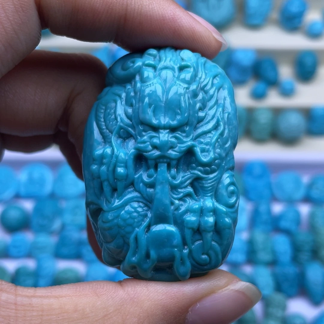 未镶嵌绿松石珠宝奇石