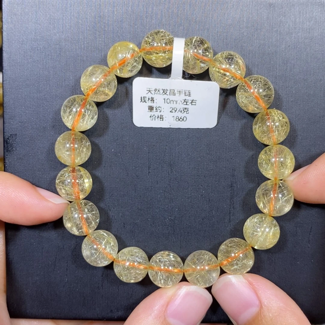 未镶嵌手链水晶手链10mm 瑾