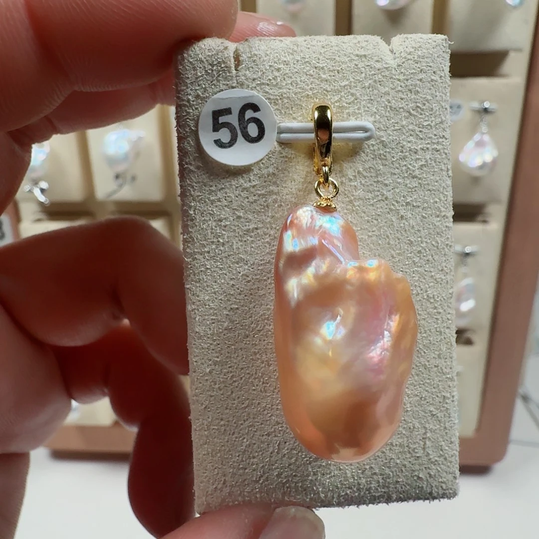 颈饰钛钢淡水珍珠