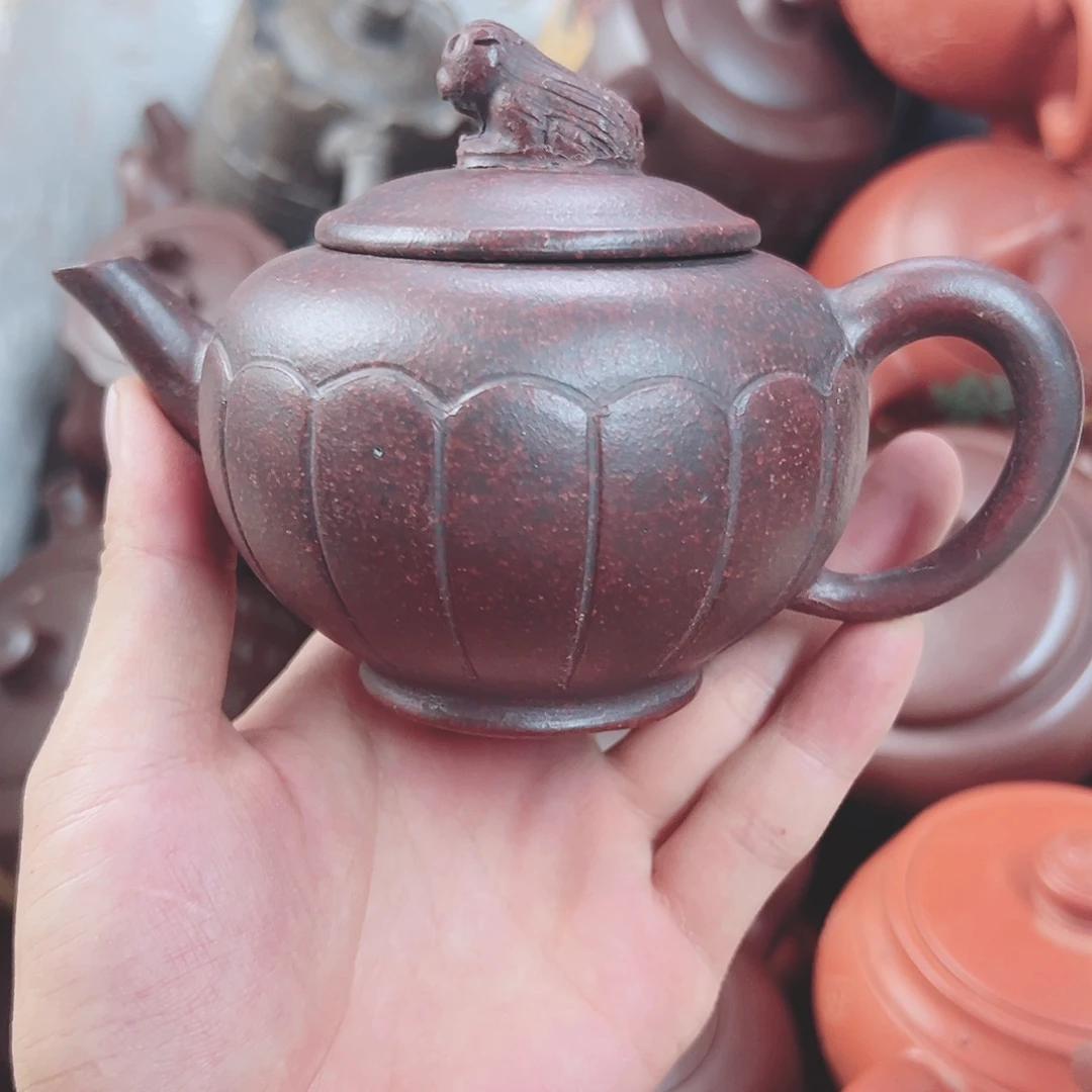 茶壶紫砂宜兴原矿紫砂壶260毫升容量