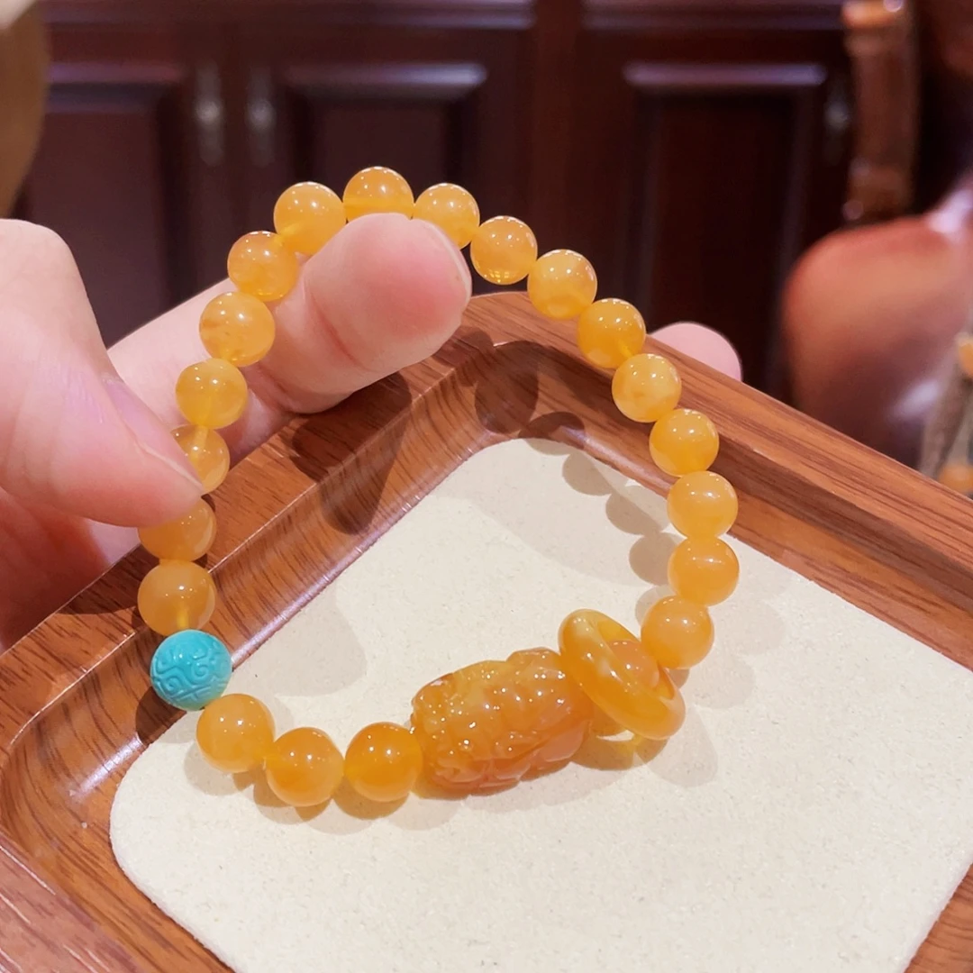 蜜蜡未镶嵌手串手串