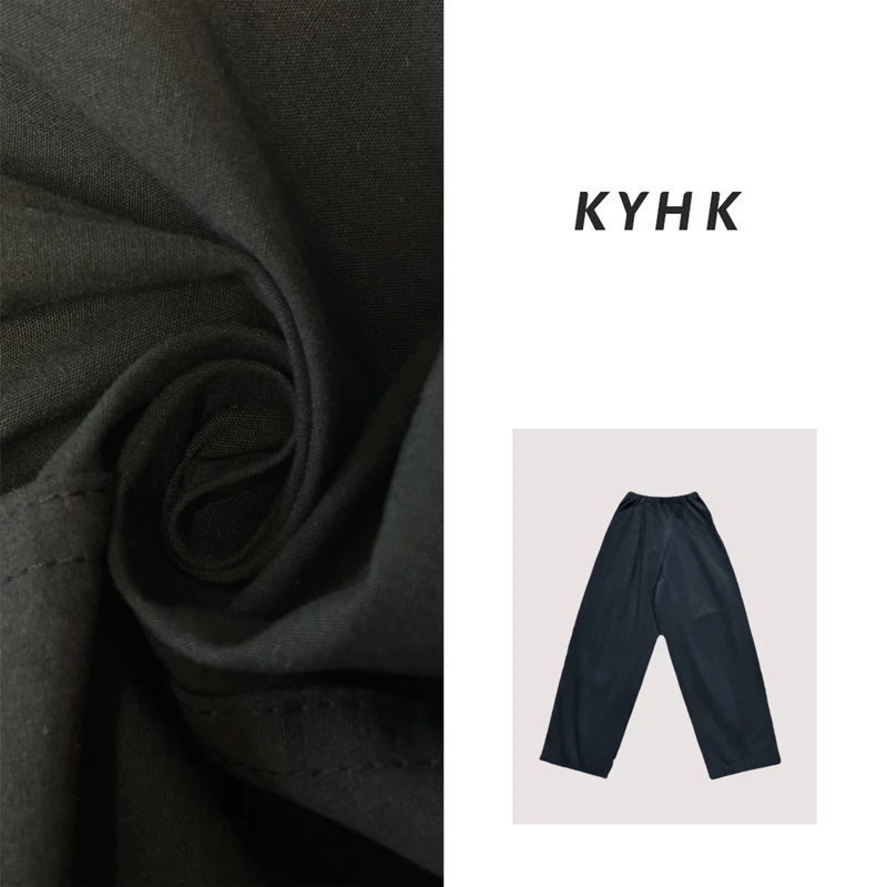 KYHK无性别风纯色松紧腰萝卜裤240607