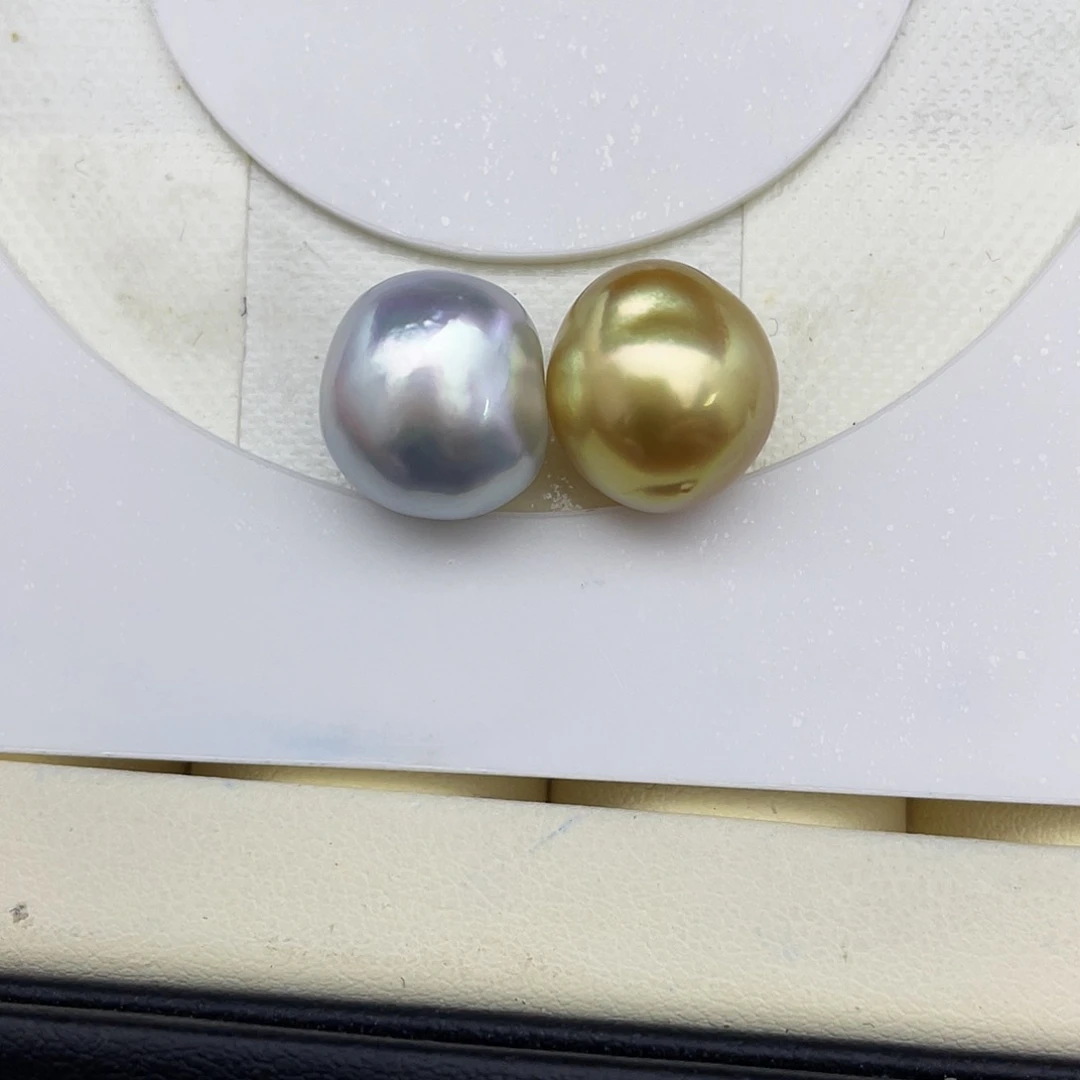 钱***多耳饰未镶嵌海水珍珠