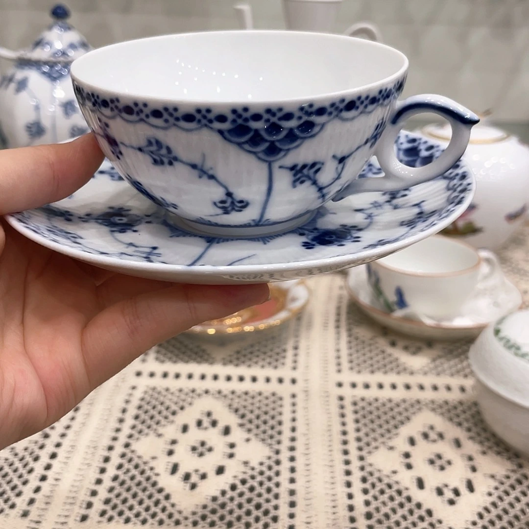 瓷片中古一等红茶杯